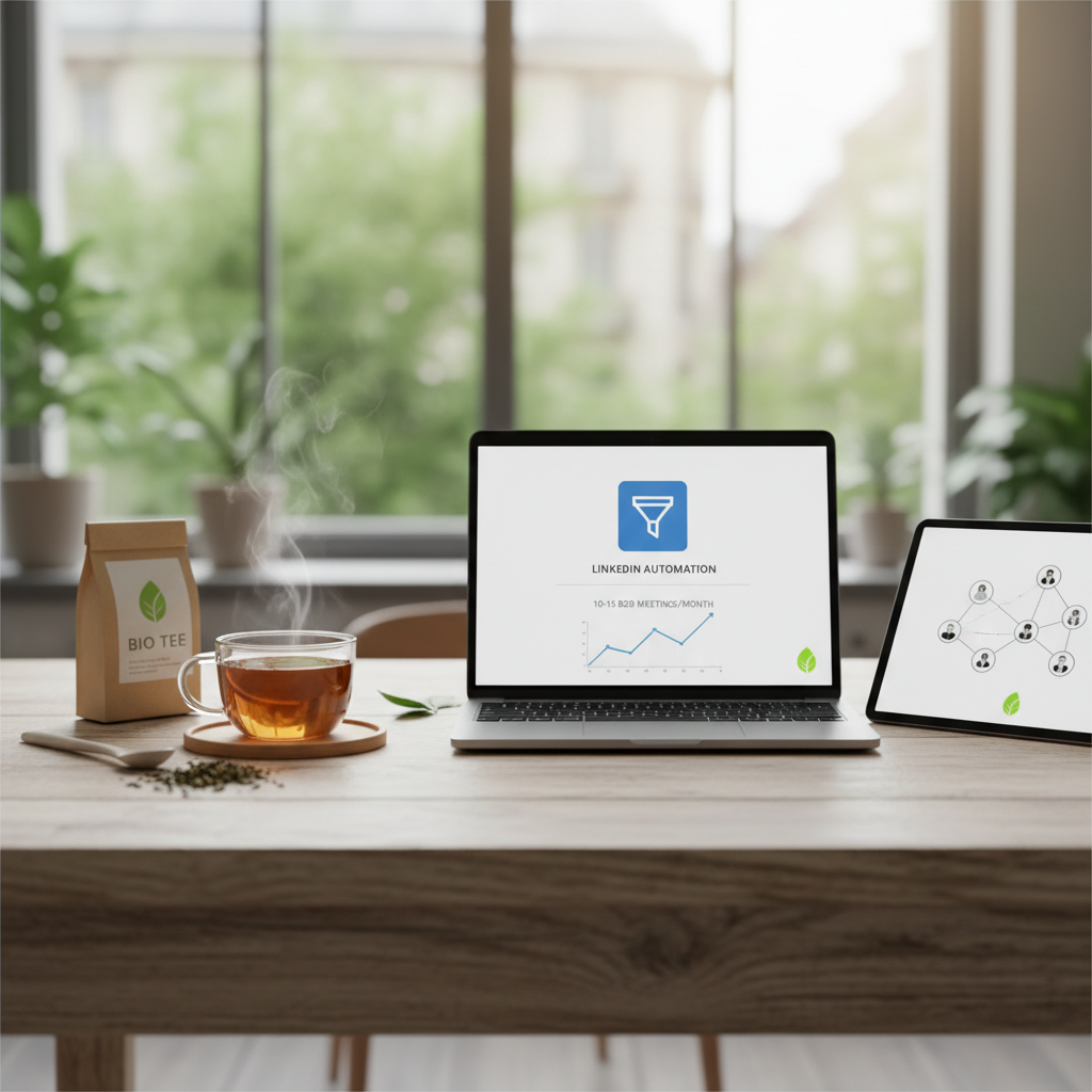LinkedIn-Funnel für einen Bio-Teehersteller: Best Practice für automatisierte B2B-Akquise